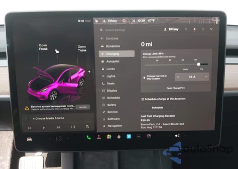 2023 Tesla Model Y Awd/Long Range Dual Motor All-Wheel Drive from USA, damaged, VIN 7SAYGDEE5PF890004